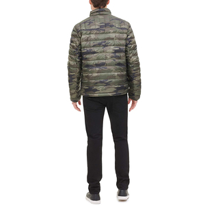 Veste matelassée en nylon sur mesure en gros, veste d'hiver pour homme, brillante, à capuche amovible, respirante, personnalisée OEM - Product Image 5