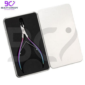 Coupe-cuticules en acier inoxydable, coupe-ongles à large ouverture, lame courbée - Outils de manucure professionnels durables pour les doigts/des orteils - Product Image 4