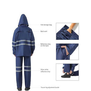 กางเกงทำงานของผู้ชายและผู้หญิงแบบปรับแต่งได้ปกผ้าฝ้ายโพลีเอสเตอร์แห้งเร็วขนาดพิเศษฤดูใบไม้ผลิฤดูใบไม้ร่วง - Product Image 3