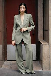 Chaqueta elegante de alta calidad para mujer, chaqueta de estilo minimalista para mujer, traje de eufonía, chaqueta bordada de lana, estampado largo Doble - Product Image 5