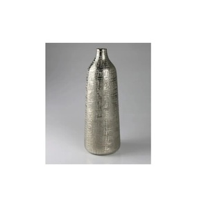 Modern Design Metal Floor <b>Vase</b> Wedding Decorative Fancy Flowers Display <b>Vase</b> Party Supplies Aluminum decorative flower <b>Vase</b> - Product Image 3