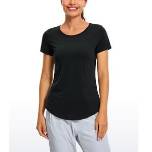 Camiseta de verano Precio al por mayor Fabricantes de ropa Personalizado Liso 100% Algodón Camisetas de mujer Tallas grandes Ropa para damas - Product Image 1