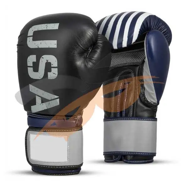 USA Flag Kickboxing Heavy Bag Fighting Punching Bag Gloves for Boxing