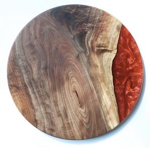 Tabla de quesos de madera y resina hecha a mano de la mejor calidad, herramienta de cocina creativa con logotipo personalizado para cortar queso - Product Image 4