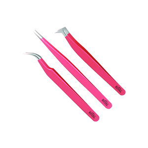 Meilleure pince à épiler d'extension de cils en acier inoxydable de qualité supérieure pointe pointue d'étiquette personnalisée en gros disponible - Product Image 4