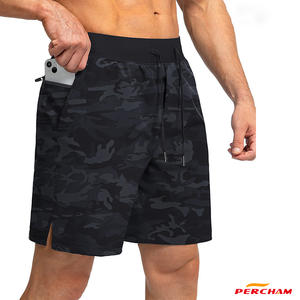 Shorts pour hommes 2026, style urbain, écologiques, 100 % polyester, taille mi-haute, fermeture élastique et tissu en toile - Product Image 2