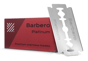 ใบมีดสแตนเลสพรีเมียม BARBERO Platinum สำหรับการโกนที่ราบรื่นและปลอดภัย - Product Image 2