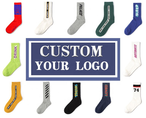 OEM Print Custom logo Sport <b>Sock</b> Logo Custom Embroidered Crew <b>Socks</b> - Product Image 3