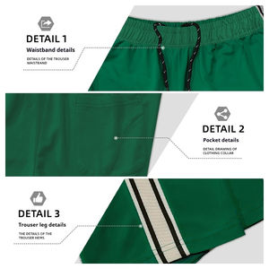 2025 nuevos Pantalones deportivos informales de verano para hombre, pantalones ligeros de secado rápido para correr, cintura alta con frente plano, suministro OEM - Product Image 3