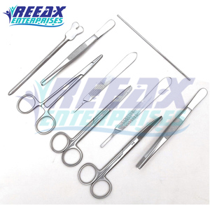 REEAX ENTERPRISES Bon fournisseur pour les étudiants en faculté de médecine Kit d'instruments chirurgicaux le plus récent pour la suture de pratique infirmière en chirurgie - Product Image 5