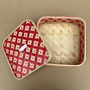 High Quality Bamboo Rattan Woven Wicker <b>Gift</b> Storage Box <b>Baskets</b> Cheap Price From Vietnam Ready to Ship - Product Image 3