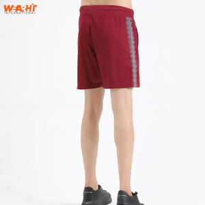 Verano nuevo poliéster secado rápido hombres baloncesto entrenamiento deportes malla suelta Jogging pantalones cortos Material de algodón sólido para exteriores - Product Image 5