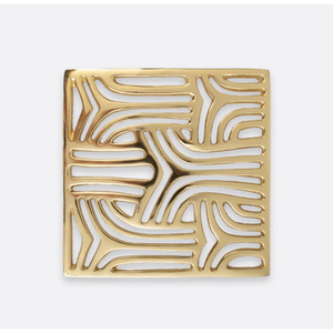 Dessous de plat étoile de mer en laiton massif poli de style moderne résistant à la chaleur tapis de tasse et support de pot pour Table de cuisine prix d'usine chaud - Product Image 6