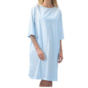 Blouses d'hôpital personnalisées avec logo, à manches courtes et longues, avec lien à nouer dans le dos, unisexe, détection d'aiguilles - Product Image 2