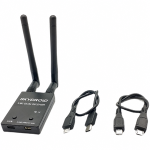Receptor OTG FPV de 5.8G con Doble Antena, Captura de Video UVC de Bolsillo para Drones FPV, Auriculares VR y Teléfonos - Product Image 1