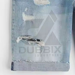 กางเกงยีนส์ขาสั้นสำหรับผู้ชายกางเกงขาสั้นแฟชั่นสำหรับผู้ชายกางเกงยีนส์ระบายอากาศได้ดี - Product Image 6