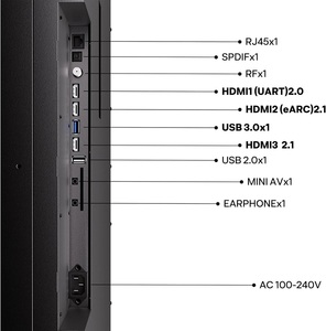 Mejor oferta para el nuevo televisor Heliio QLED de 65 pulgadas para exteriores con HDMI 2.1, USB 3.0 y brillo ultra alto de 3500 nit - Product Image 5