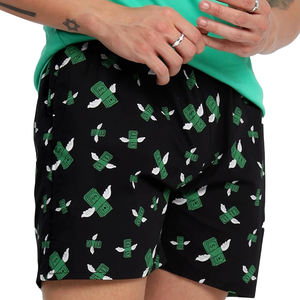 Short d'été taille moyenne à séchage rapide pour homme Maillot de bain d'été Offre Spéciale Vêtements de plage Short décontracté tissé respirant avec motif solide - Product Image 2