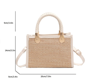 Trendy Beach Hand Woven Shoulder Crossbody <b>Bags</b> Elegant <b>Straw</b> <b>Bags</b> Customized Ladies Shoulder <b>Straw</b> Hand <b>Bags</b> Wholesale Products - Product Image 2