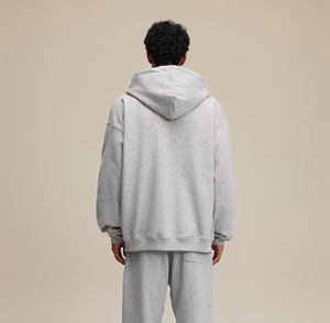 Masque Sweat à capuche zippé Logo personnalisé Streetwear Sweat à capuche baggy vierge pour homme Y2k Sweat à capuche unisexe - Product Image 4