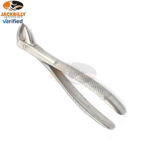 Pince d'extraction dentaire manuelle de haute qualité #73 motif anglais en acier inoxydable de qualité supérieure certifiée CE garantie de 5 ans - Product Image 5