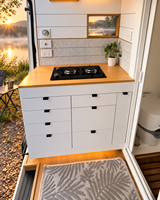Armoire complète en aluminium pour camping-car, panneau alvéolé, rangement modulaire léger, mobilier sur mesure