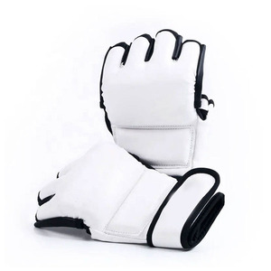Gants de MMA professionnels avec poignées, protection UV, respirants, durables, en cuir, fermeture à lacets pour l'entraînement de kick-boxing - Product Image 5