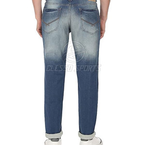 High Quality Casual Wear Men Jeans Pants Solid Color Top Selling Men Jeans Pants For Adult - Product Image 3