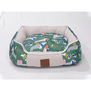 High Quality Large Dog <b>Sofa</b> Bed Luxury Eco-Friendly Cat <b>Pet</b> Bed Vietnam Comfortable Winter Cushion Animal Pattern Cotton - Product Image 4