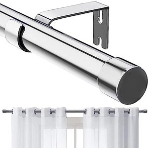 Venta al por mayor directa de fábrica: Juego de barras y accesorios para cortinas de ventana, incluye tope de barra, remates y soportes. - Product Image 1
