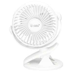 Mini ventilatore da tavolo con clip, bianco, 3W, 13cm (GSC) - Product Image 1