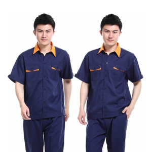 CUSTOM DESIGN work clothes <b>Welding</b> uniform short sleeves Engineering Working safety suit workwear security OEM/ODM/Free sample - Product Image 1