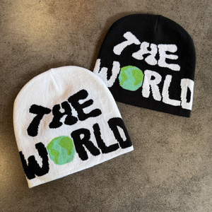 Autumn Winter Jacquard Knitted Hat American Street Letters Hip Hop Skateboard Fashionable Cold <b>Weather</b> Beanie for Men <b>Women</b> - Product Image 3