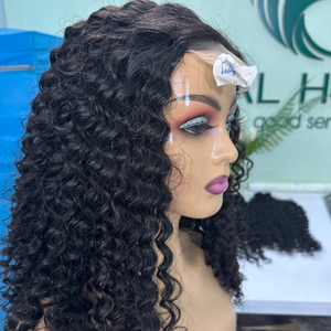 Perruque Lace Closure Frontal Perruque Cheveux humains bruts vietnamiens vierges Vente en gros HD Lace transparente - Product Image 5