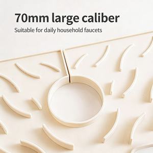 <b>Silicone</b> Faucet Handle Drip Catcher Tray <b>Mat</b> Eco-Friendly Waterproof Drying <b>Mat</b> Kitchen Sink Splash Guard Kitchen Counter - Product Image 4