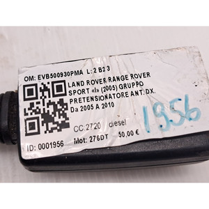 PRETENSIONATORE LAND ROVER Range Rover SPORT EVB500930PMA 276DT (05>13) - Product Image 6
