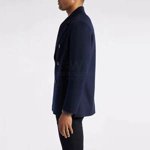 Peacoat confortable léger pour hommes facile à porter Durable Materia Offre Spéciale Prix raisonnable Utilisation en plein air Peacoat d'hiver - Product Image 3