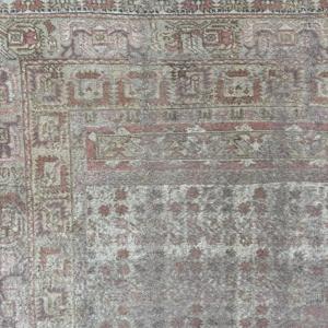 6.3x9.2 ft Rug, Turkish Vintage Rug, <b>Red</b> <b>Wool</b> Rug - Product Image 4