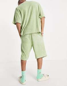 Conjunto de Pantalones Cortos para Hombre de Alta Calidad, 100% Algodón, 250 GSM, Dos Piezas, Verano, Transpirable, Estilo Urbano, Ropa Casual de Moda - Product Image 4