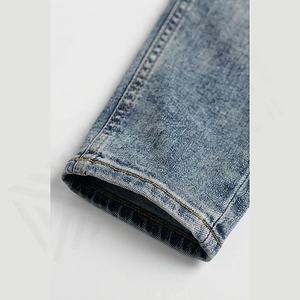 Jeans de haute qualité, logo personnalisé, style streetwear, pantalon pour homme, best-seller, denim confortable, couleur personnalisée - Product Image 6