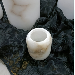 Lanzamiento Global Exclusivo Soporte de Luz de Té de Alabastro Acabado de Lujo Colección de Diseñador Royal Look Artesanal Hecho Calidad Premium - Product Image 3