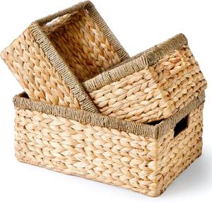 Panier de rangement, lot de 3 paniers, panier de rangement fait à la main, vente en gros, écologique, fabriqué au Vietnam - Product Image 6