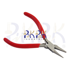 Pince à ressort pour retirer les clips, une mâchoire plate et une mâchoire ronde, taille 130 mm, en acier inoxydable, pince de réglage de bracelet - Product Image 5