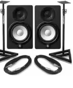 Altavoces de Monitor de Estudio Originales HS8W 8 con Alimentación, Izquierdo y Derecho, con Soporte y Cable - Product Image 4