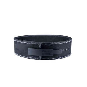 Calidad asegurada Cinturón de palanca de cuero azul marino Logotipo personalizable Varios diseños Colores para gimnasio Fitness a precios económicos - Product Image 5