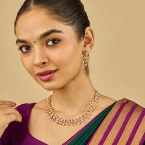 Zircon Bridal Necklace Elegant <b>Wedding</b> <b>Accessory</b> - Product Image 3