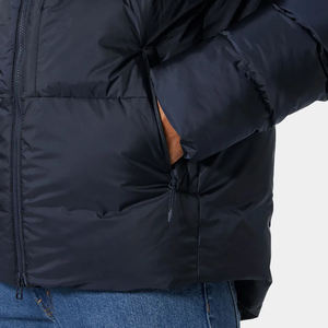 Veste d'hiver décontractée pour homme avec col montant, en polaire chaud, logo personnalisé, fermeture éclair intégrale, coupe-vent, manteau d'extérieur, service OEM disponible - Product Image 6