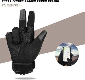 Guantes Tácticos de Primera Calidad, Negros, Impermeables, para Caza, para Hombre, Guantes Tácticos de Invierno con Negro, Pakistán - Product Image 6