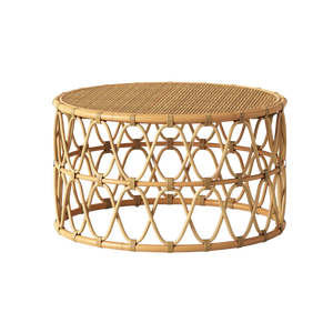 โต๊ะหวายธรรมชาติโต๊ะข้างโต๊ะกาแฟห้องนั่งเล่นดีไซน์เฟอร์นิเจอร์สั่งทำสำหรับโรงแรมงานแฮนด์เมด - Product Image 2