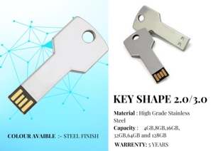 Giá tốt nhất kim loại USB 3.0 Flash Pen Drive bán buôn từ 4GB đến 128GB Công suất thế hệ mới USB giao diện đĩa flash - Product Image 2